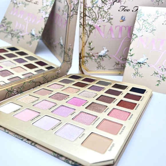 Too Faced Natural Love Eyeshadow Palette 30 Neutral Shades-Matte Shimmer Sparkle - Picture 3 of 12